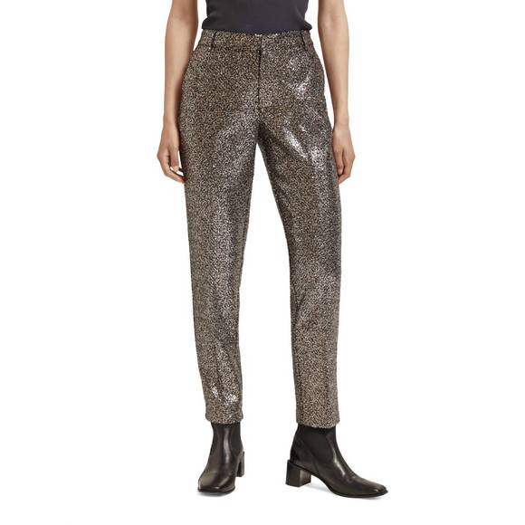 NEW SCOTCH & SODA lowry sequined slim pant in midnight - Picture 1 of 5